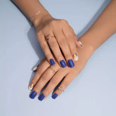Beautiful Blue Press on Nails Set