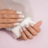 British wedding Glossy Fake Nails Set