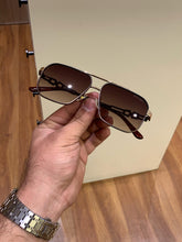 Brown Gradient Lenses Sunglasses