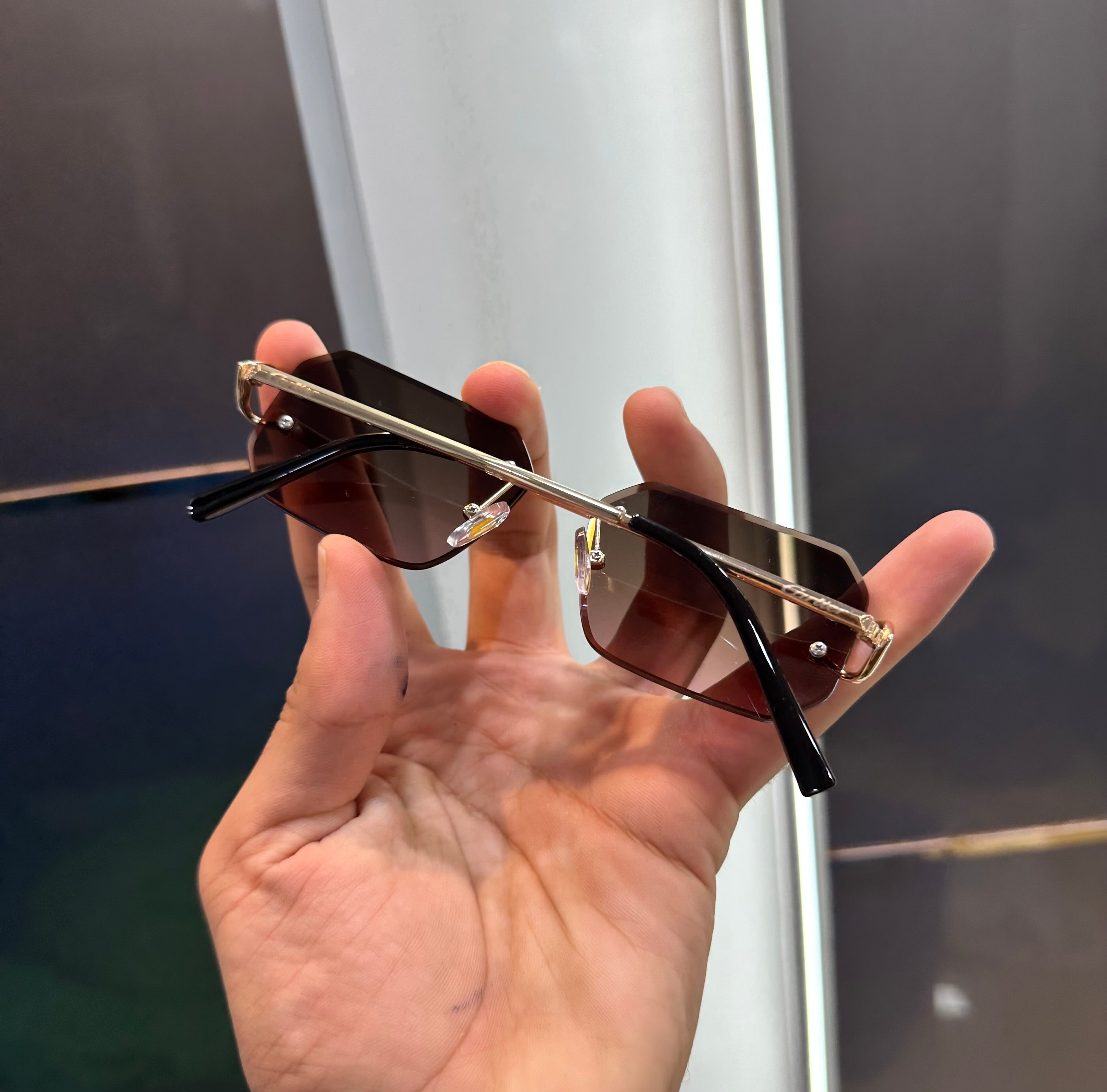 Cartier Brown Dual Metal Karan Aujla Limited Edition Luxury Shade With Original Packing