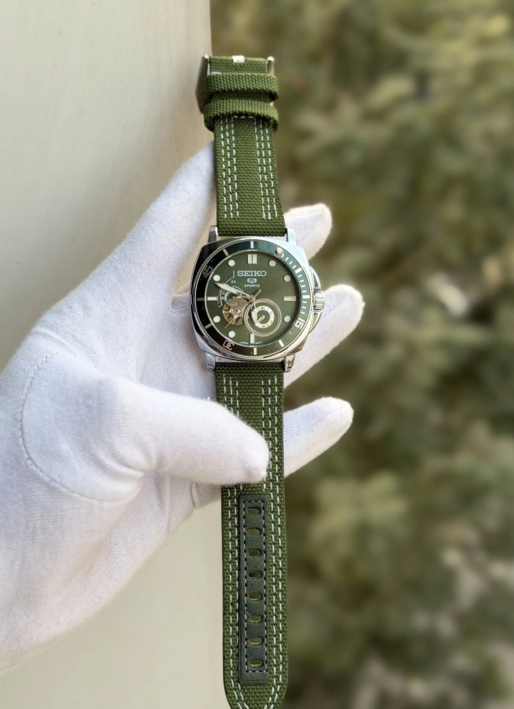 Seiko 5 Sports Green watch (EXclusive Offer)