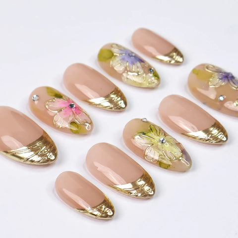 Rosette - Press on Nail