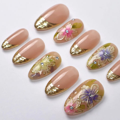 Rosette - Press on Nail