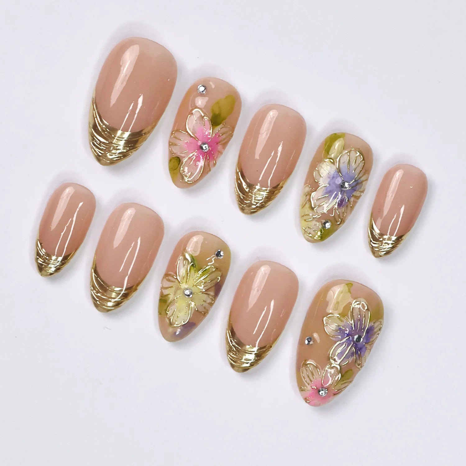 Rosette - Press on Nail