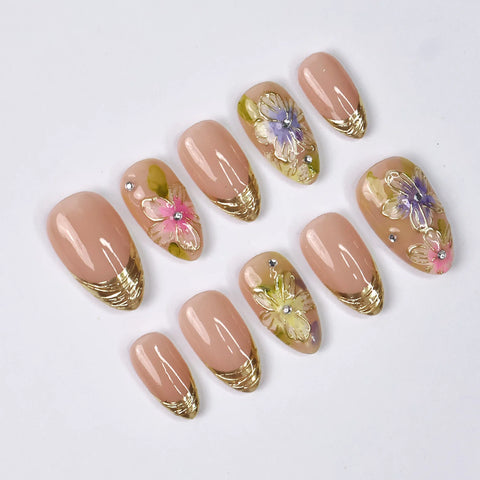 Rosette - Press on Nail