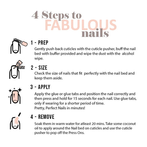 Drunk Press On Nails Set