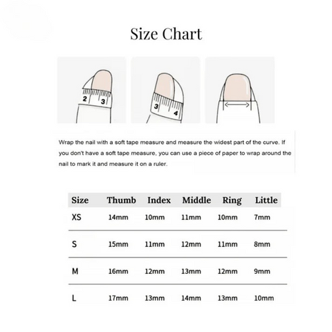 Simple French Nails - Press on Nails