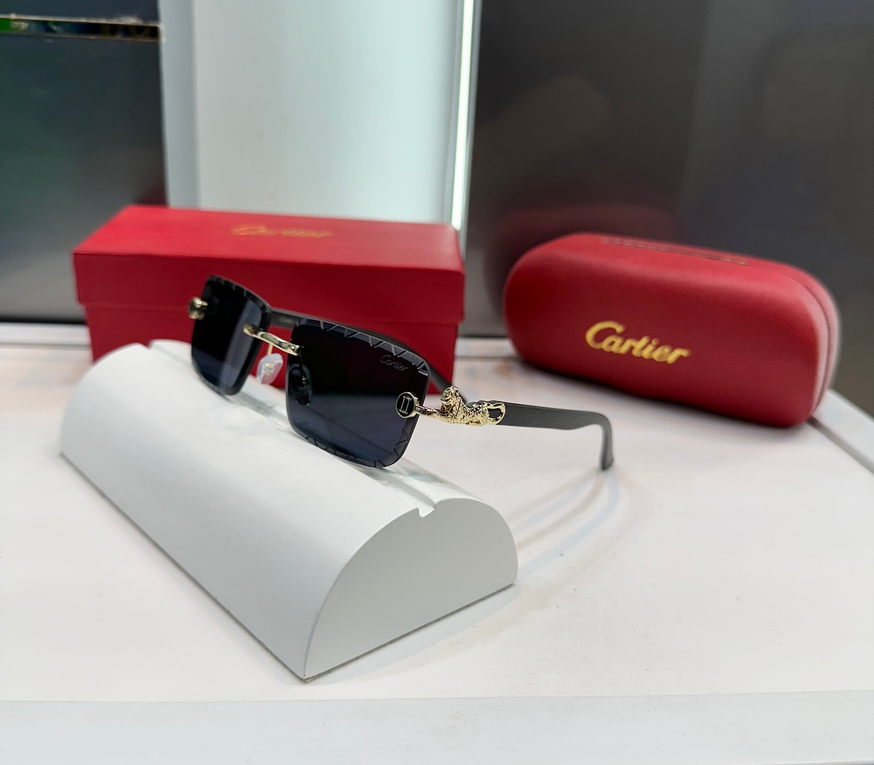 Cartier Black Karan Aujla Limited Edition Luxury Shade With Original Packing