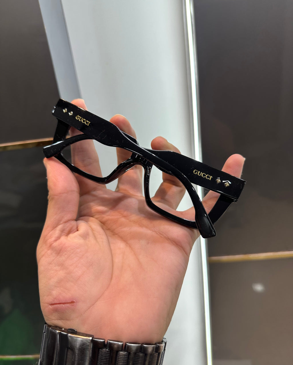 Gucci Black Transparent Luxury Shade With Original Packing