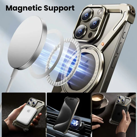 Z Shape Metal Case For iPhone/Samsung