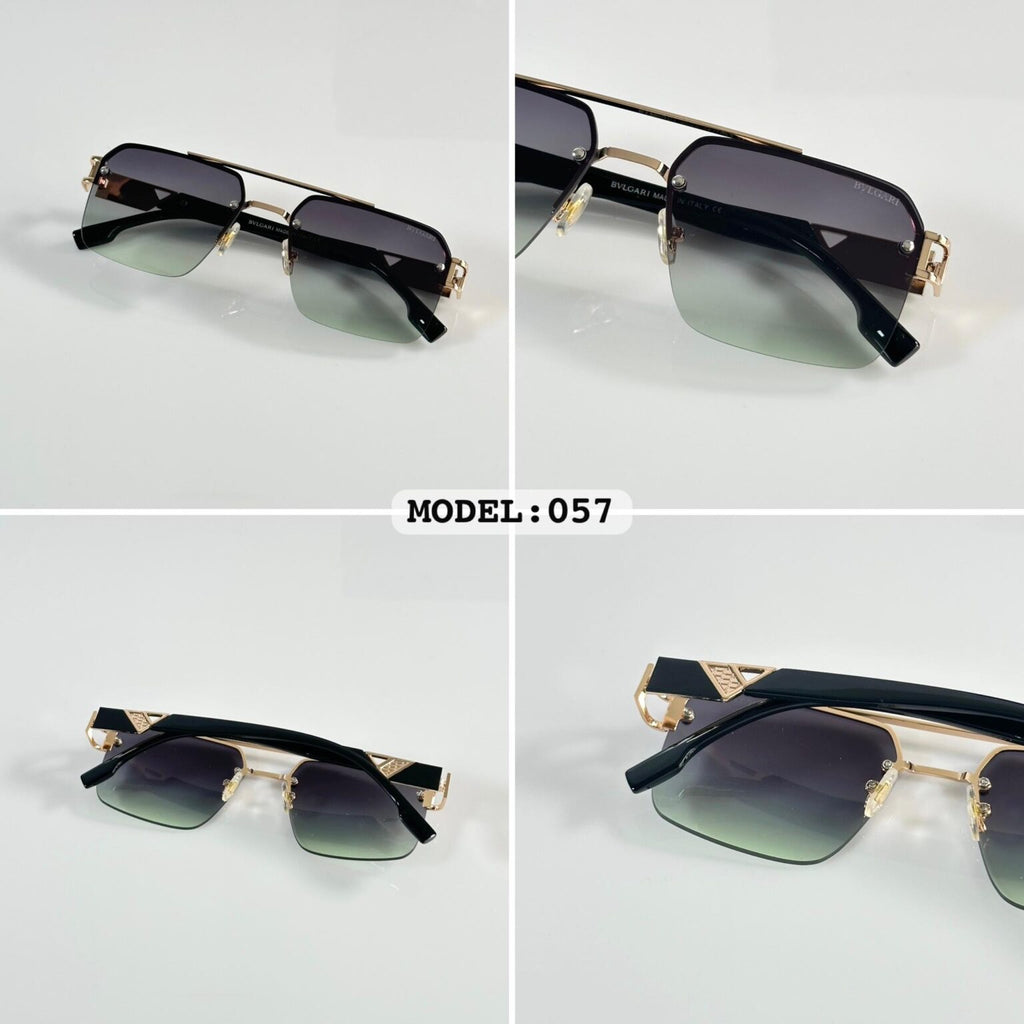 Metal Frame Square Sunglasses
