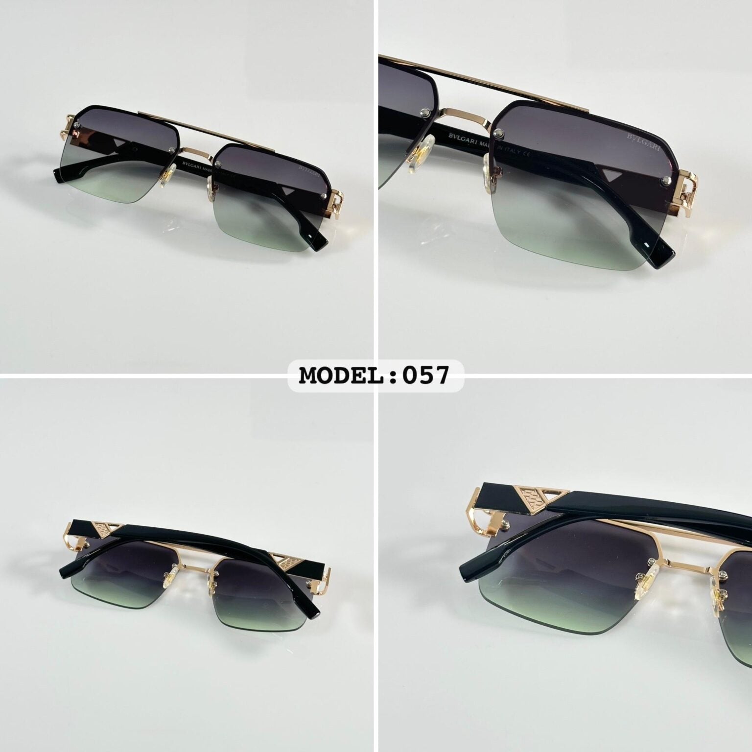Metal Frame Square Sunglasses