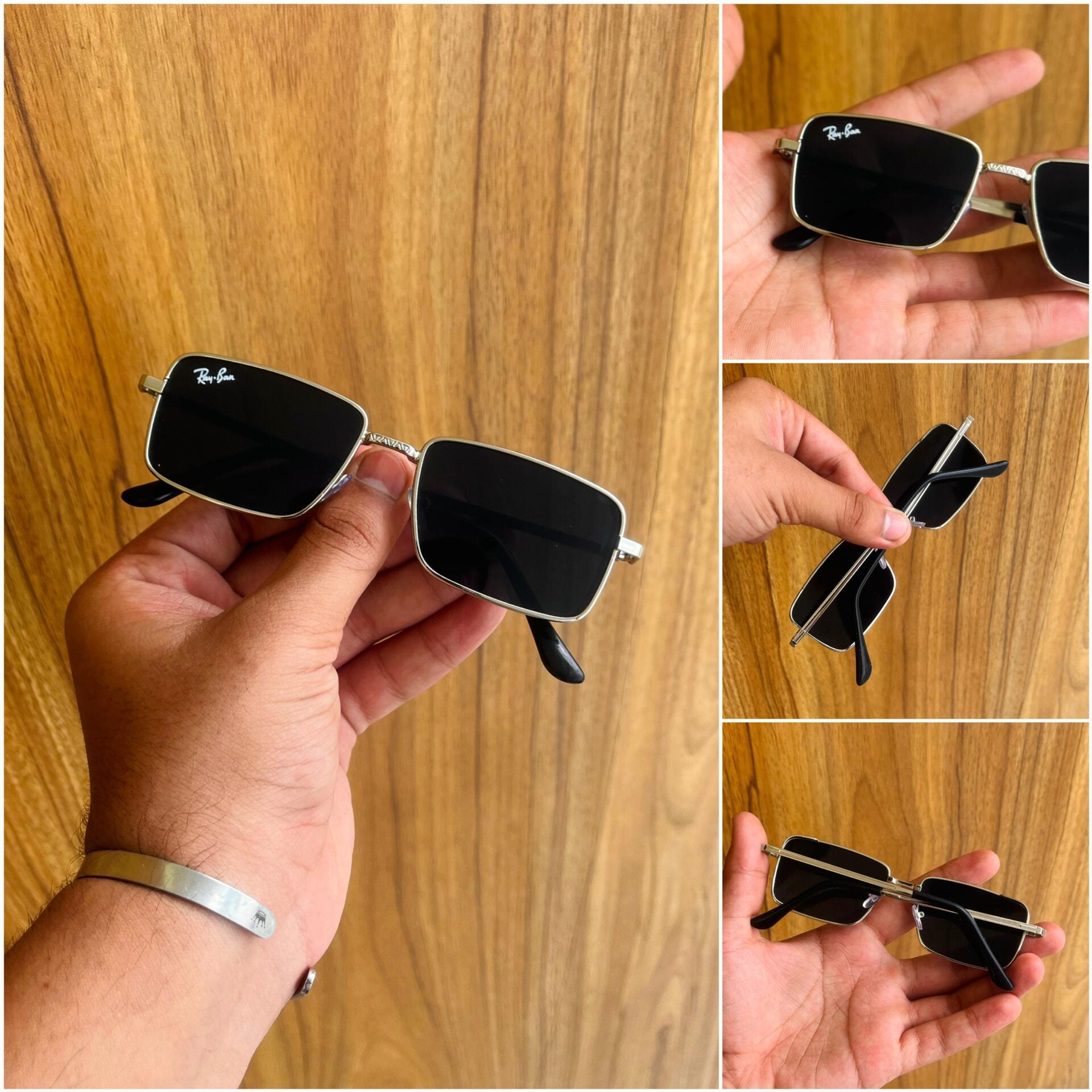 Silver & Gold Frame Men’s Sunglasses