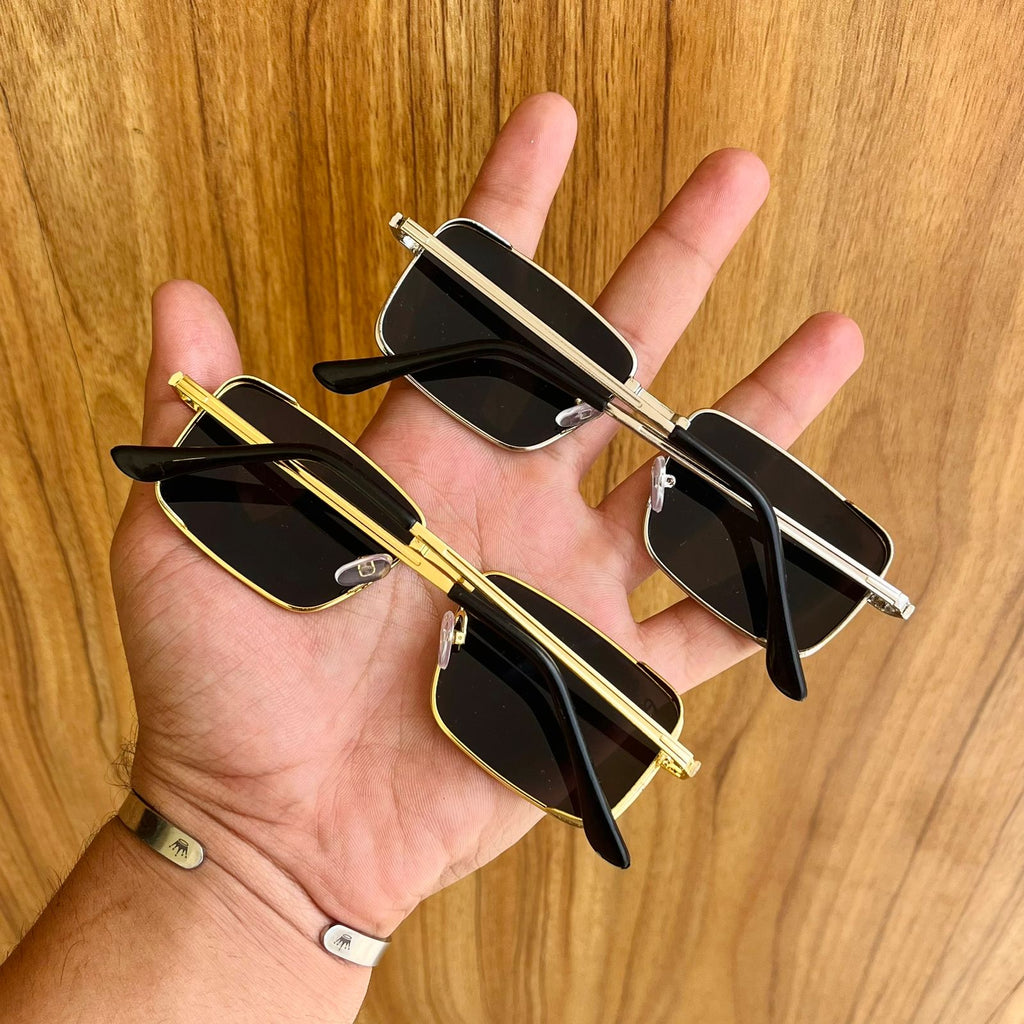 Silver & Gold Frame Men’s Sunglasses