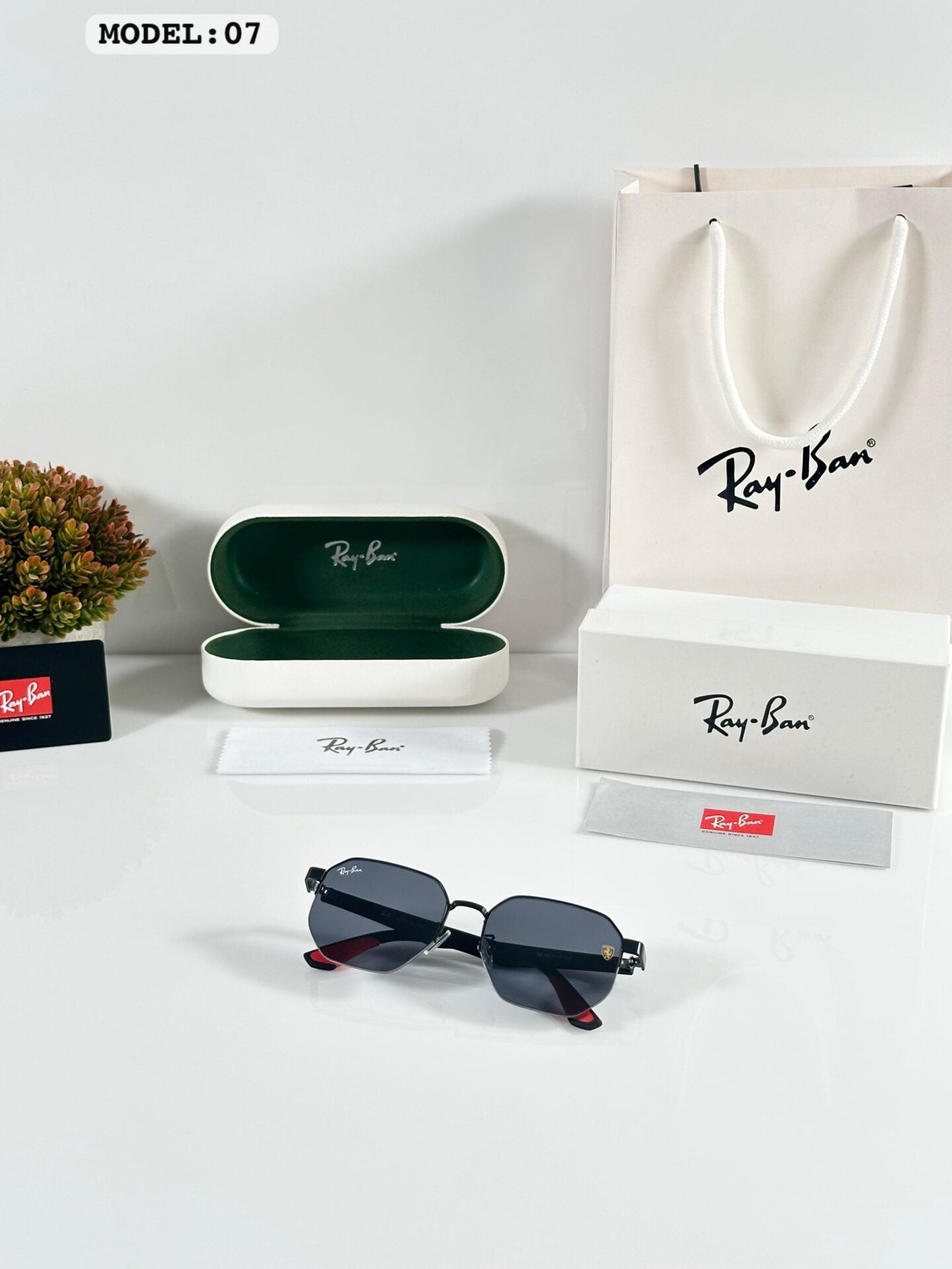 Metal Frame Square Sunglasses
