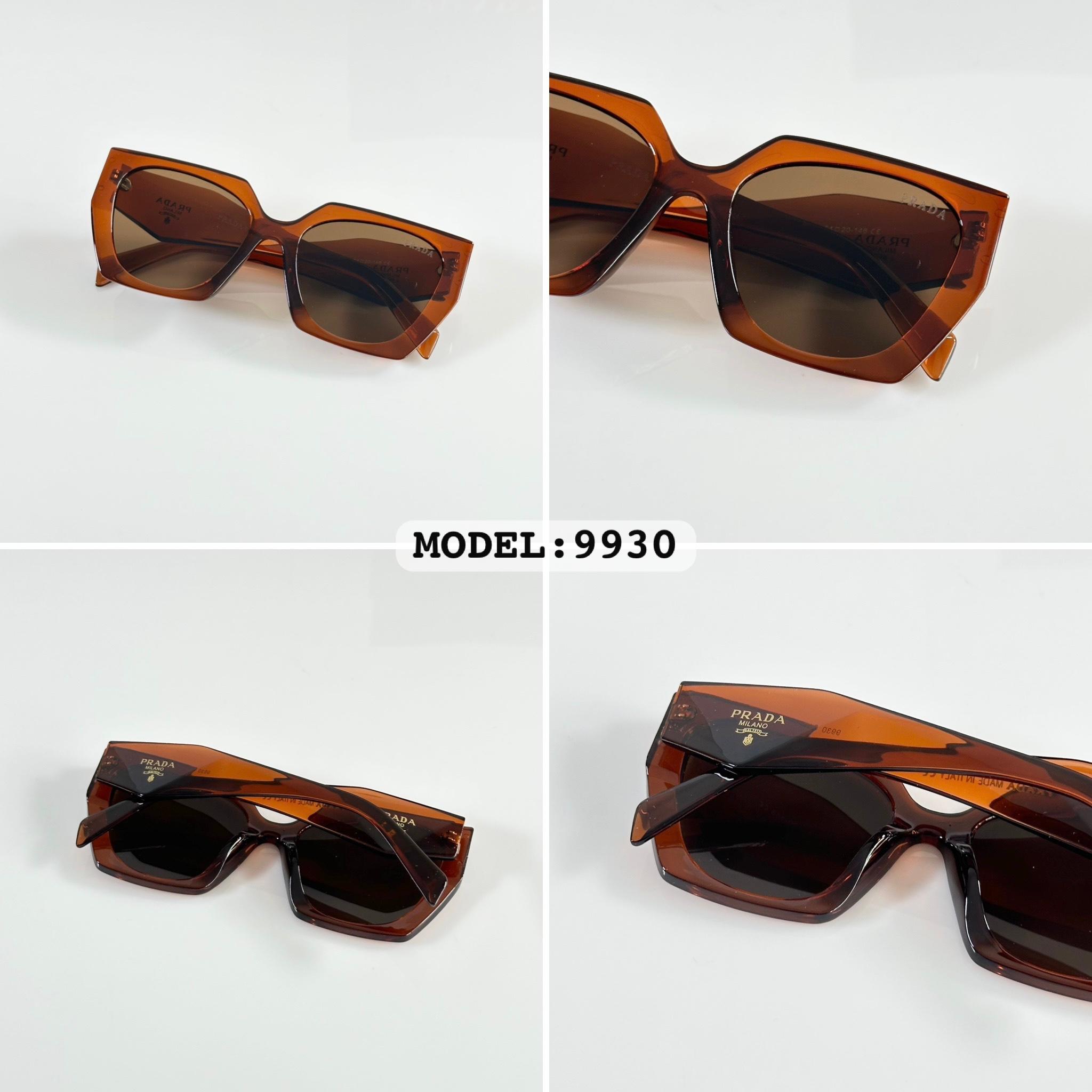Square Brown Sunglasses for Women