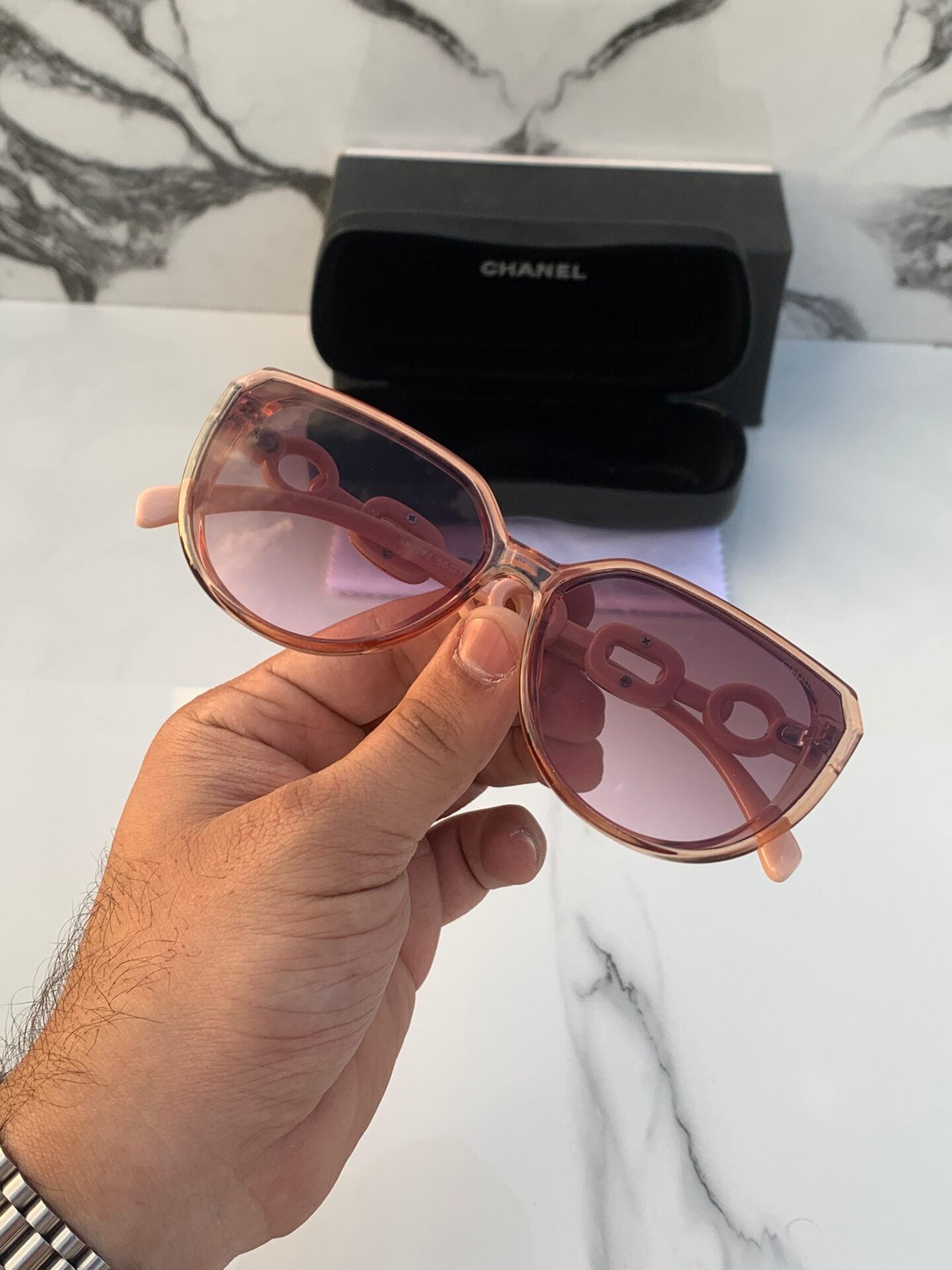 Pink Cat-Eye Sunglasses For Women