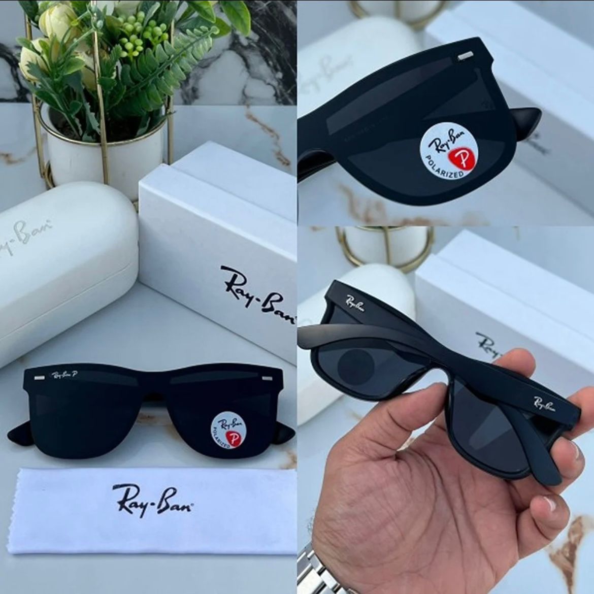 Black Men Square Sunglasses