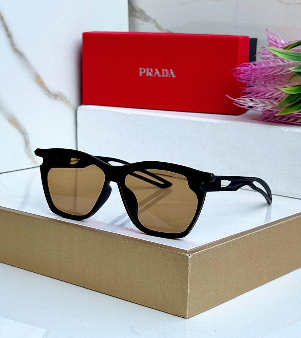 Sunglasses With Geometric Frame