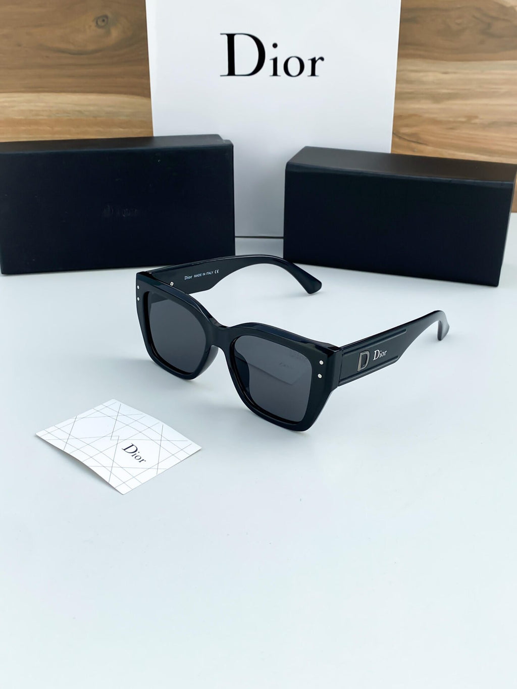 Square Black Sunglasses for Women