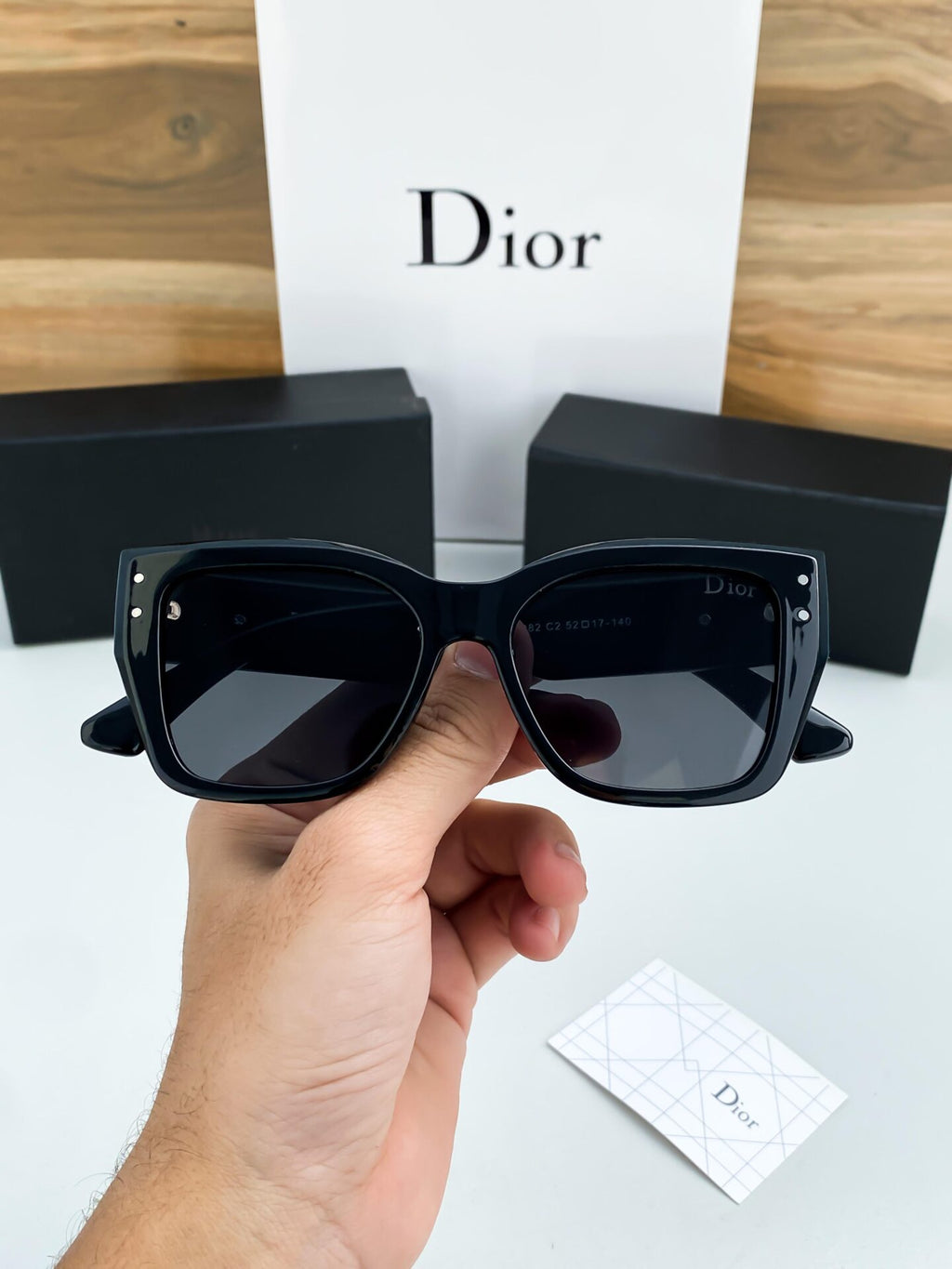 Square Black Sunglasses for Women