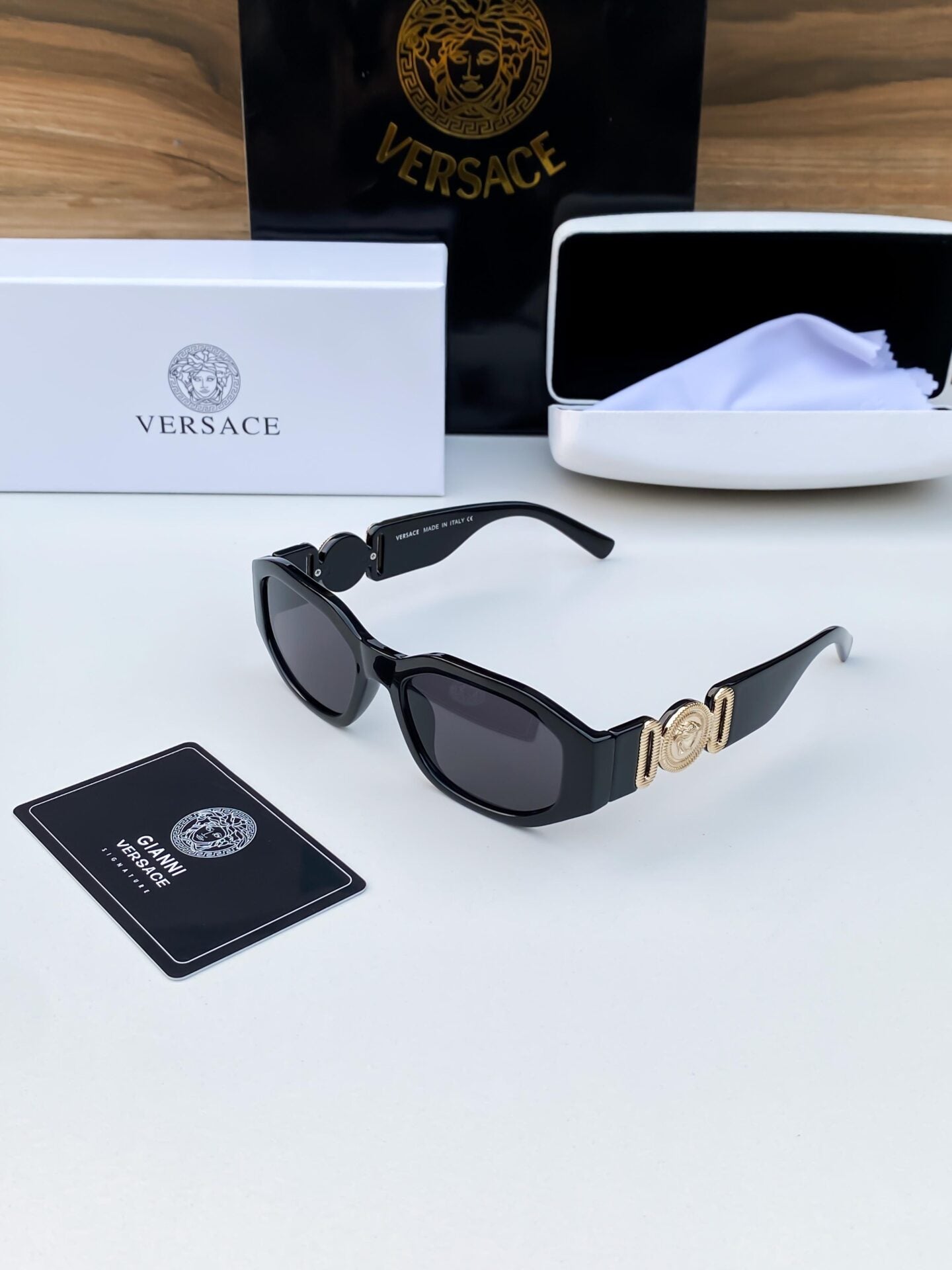 Gold-Tone Sunglasses for Men