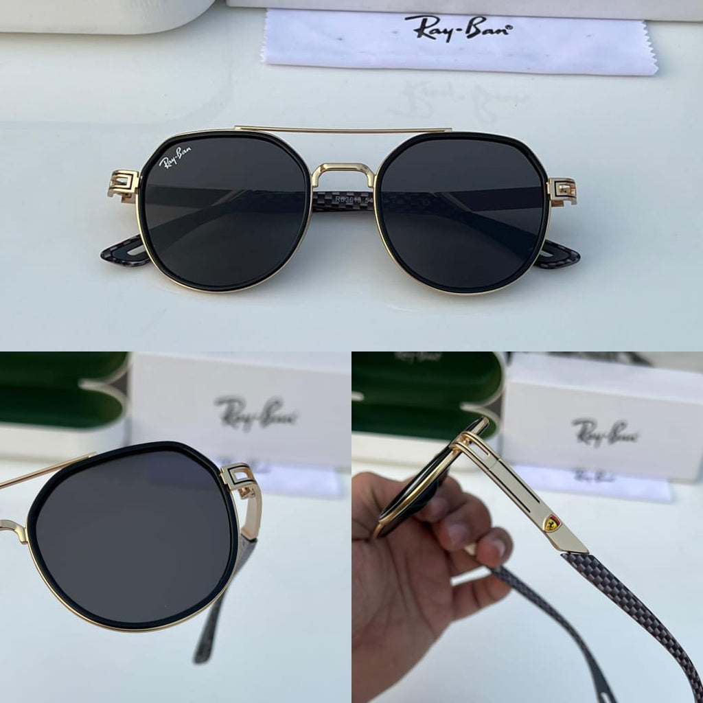 Black Aviator Sunglasses