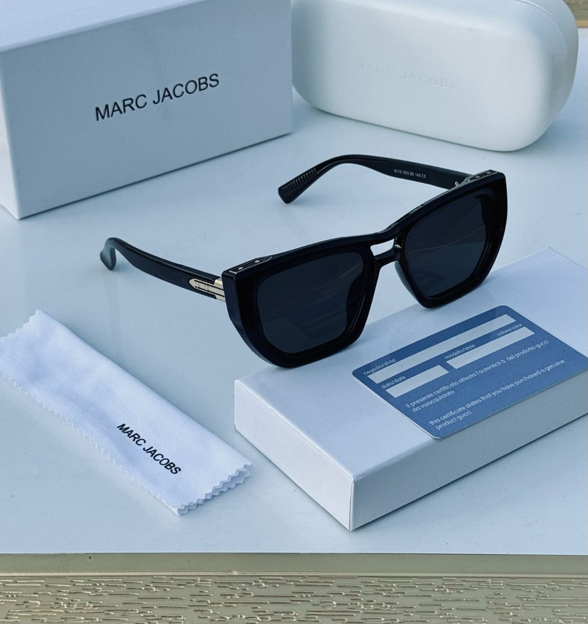 Unique Green Frame Sunglasses