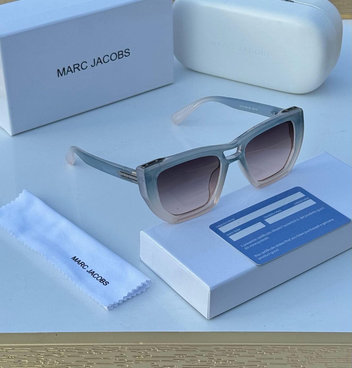 Unique Green Frame Sunglasses