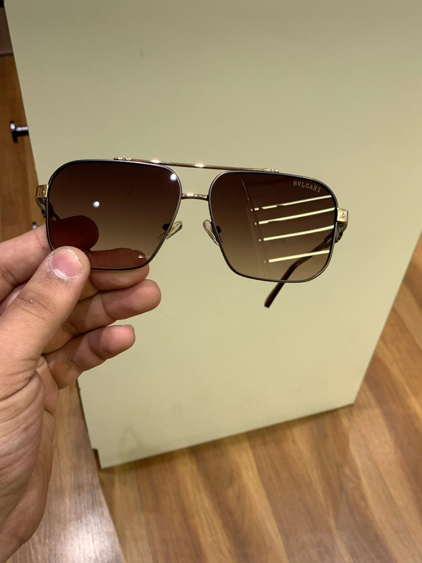 Brown Gradient Lenses Sunglasses
