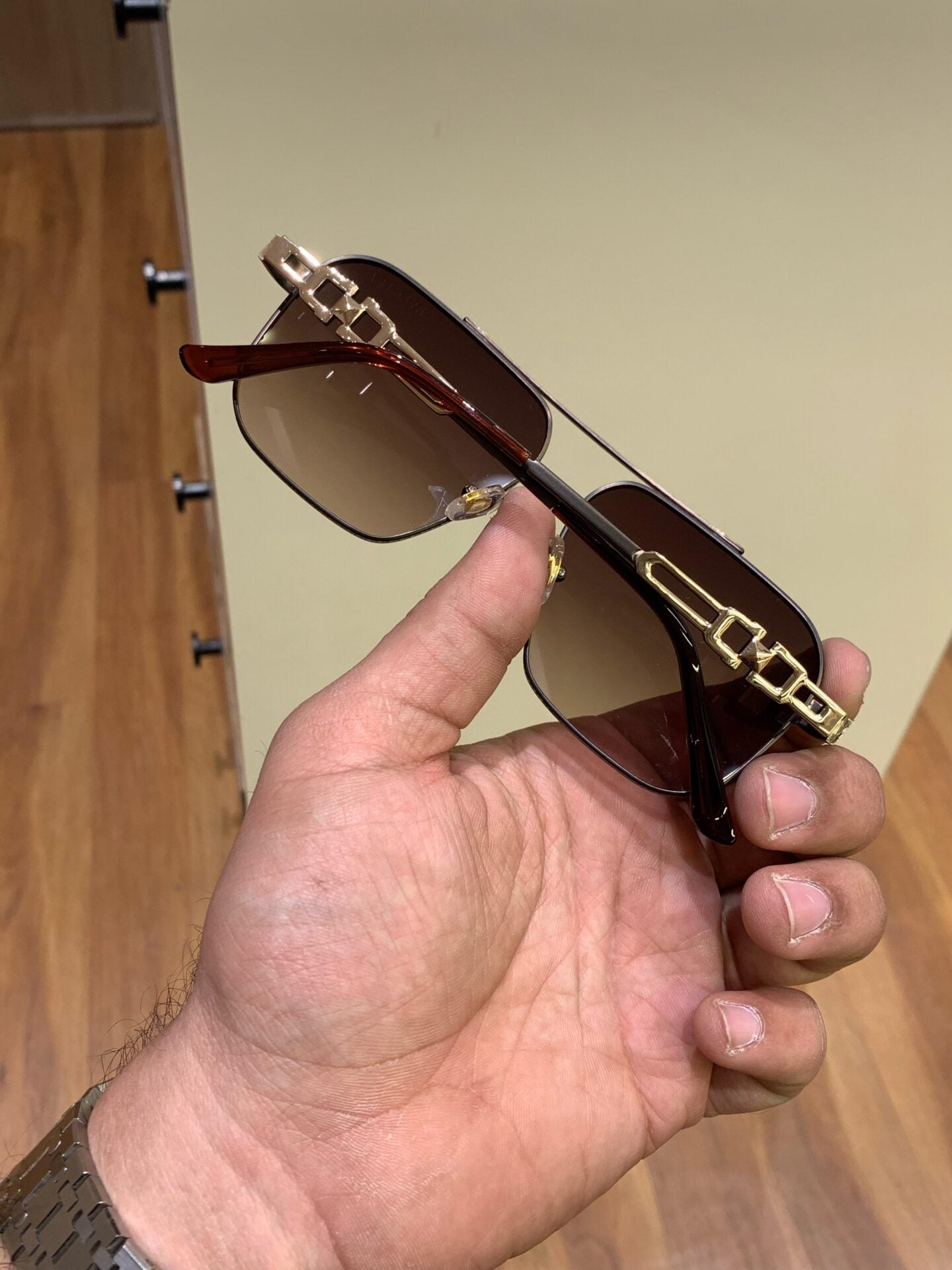 Brown Gradient Lenses Sunglasses