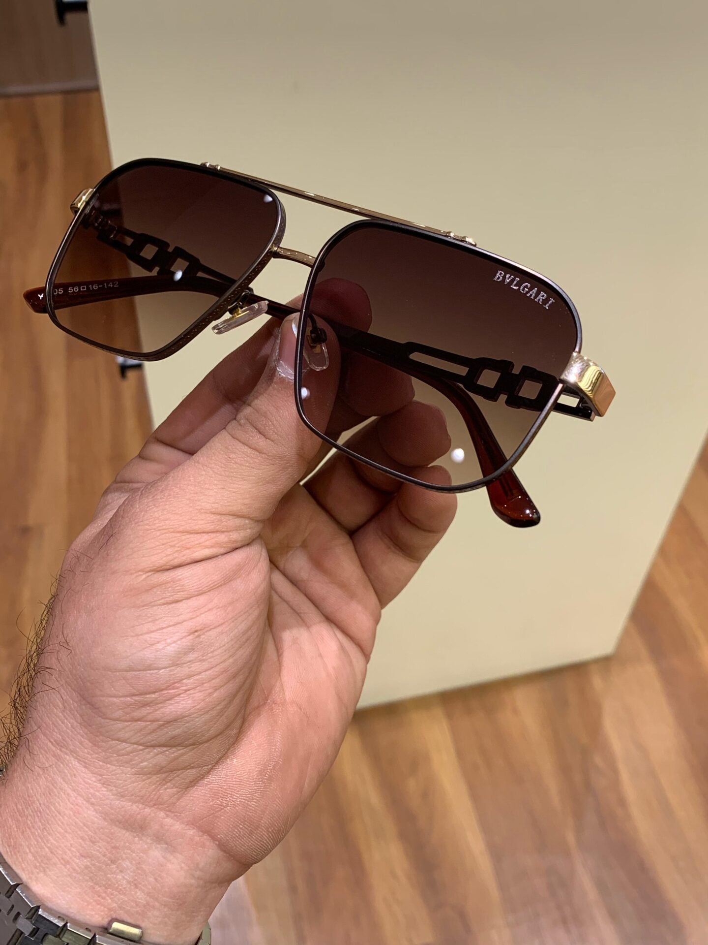 Brown Gradient Lenses Sunglasses