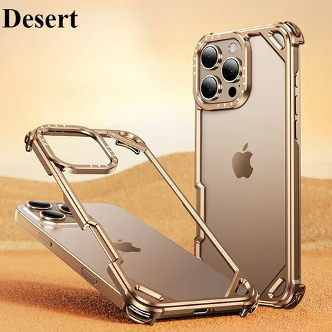Forged Hollow Metal Guard Case - iPhone
