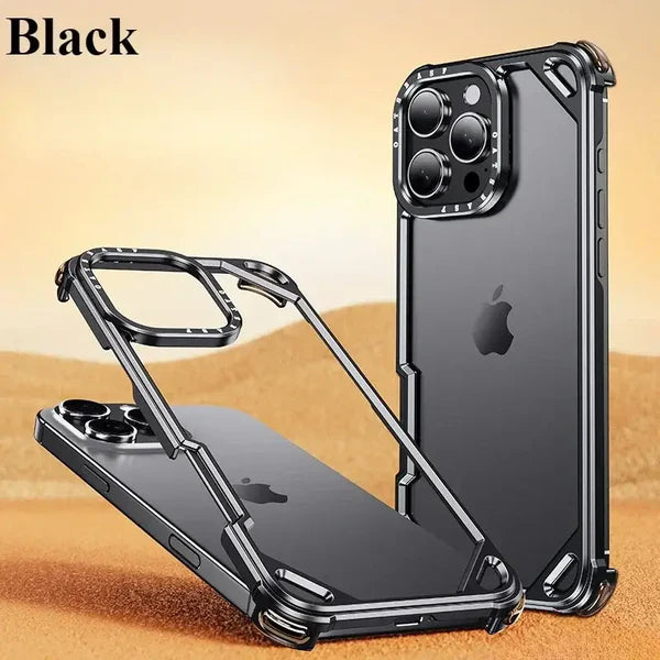 Forged Hollow Metal Guard Case - iPhone