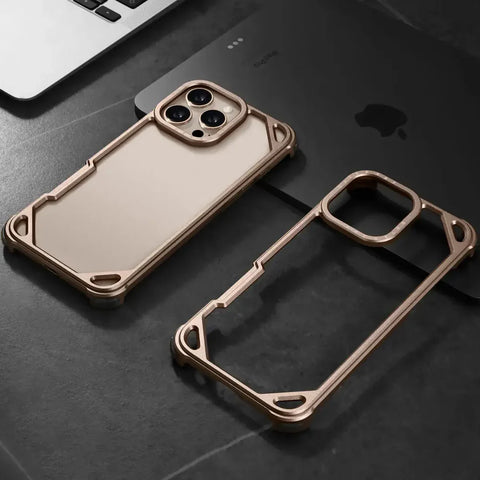 Forged Hollow Metal Guard Case - iPhone