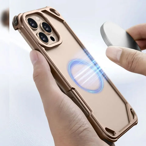 Forged Hollow Metal Guard Case - iPhone