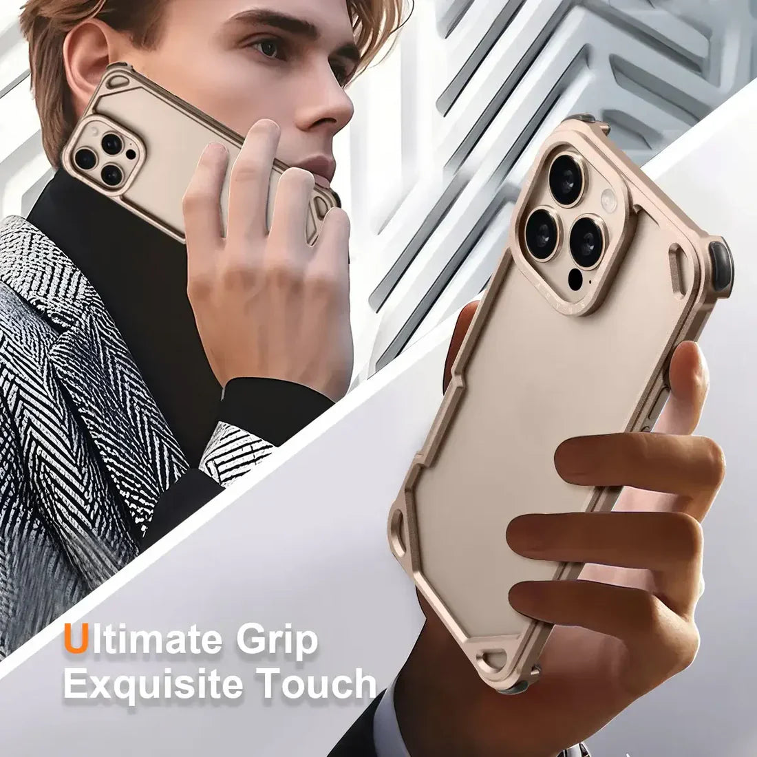 Forged Hollow Metal Guard Case - iPhone
