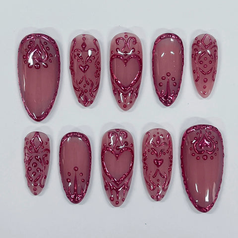 Chrome Empress - Press on Nail