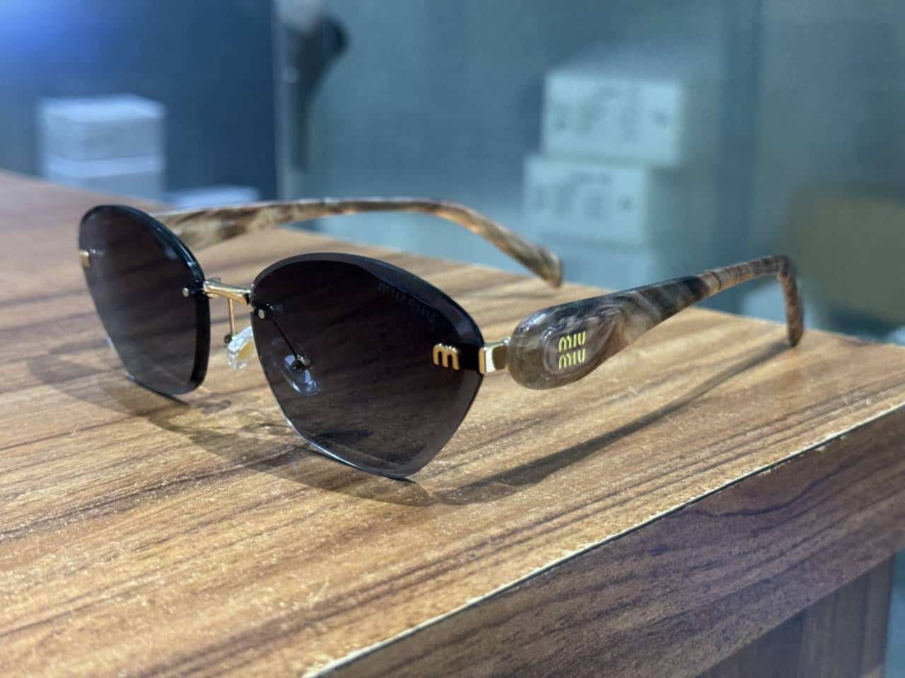 Miu Miu Brown Black LuXury Shade 49