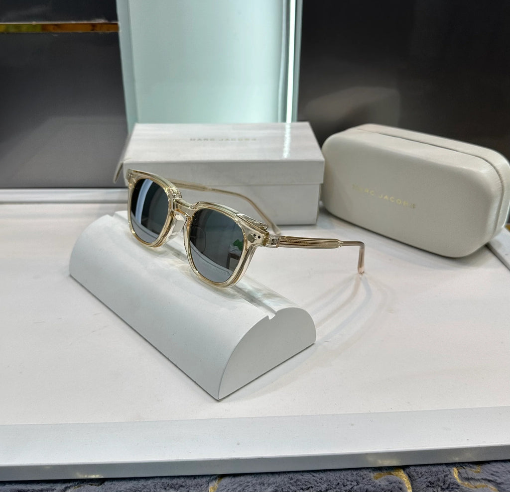 Marc Jacobs Cream Glasses With Shade Attachment 8192