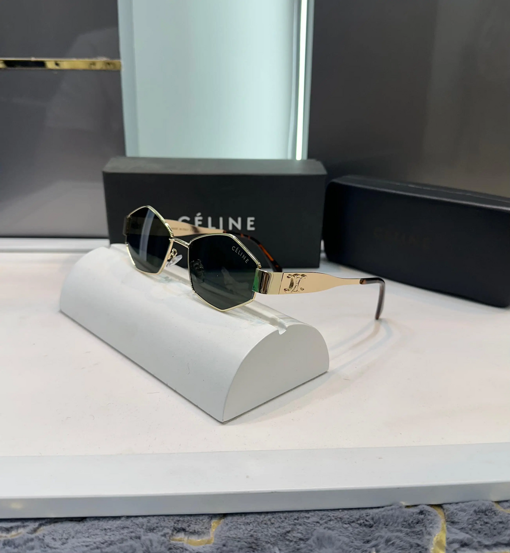 Celine Gold Tiger Green Designer Premium Shade 598