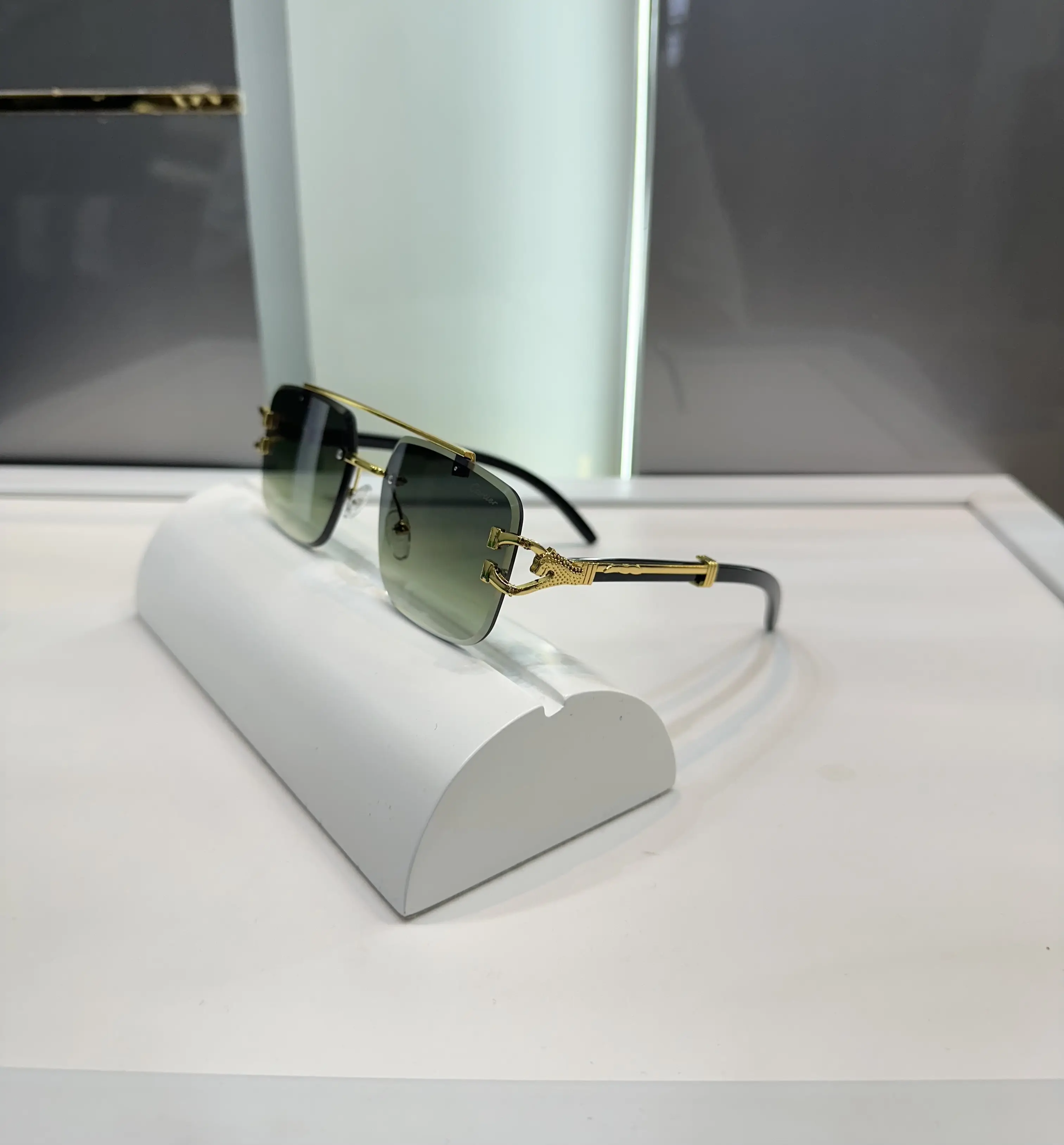 Cartier Green Jaguar Premium Shades 2650