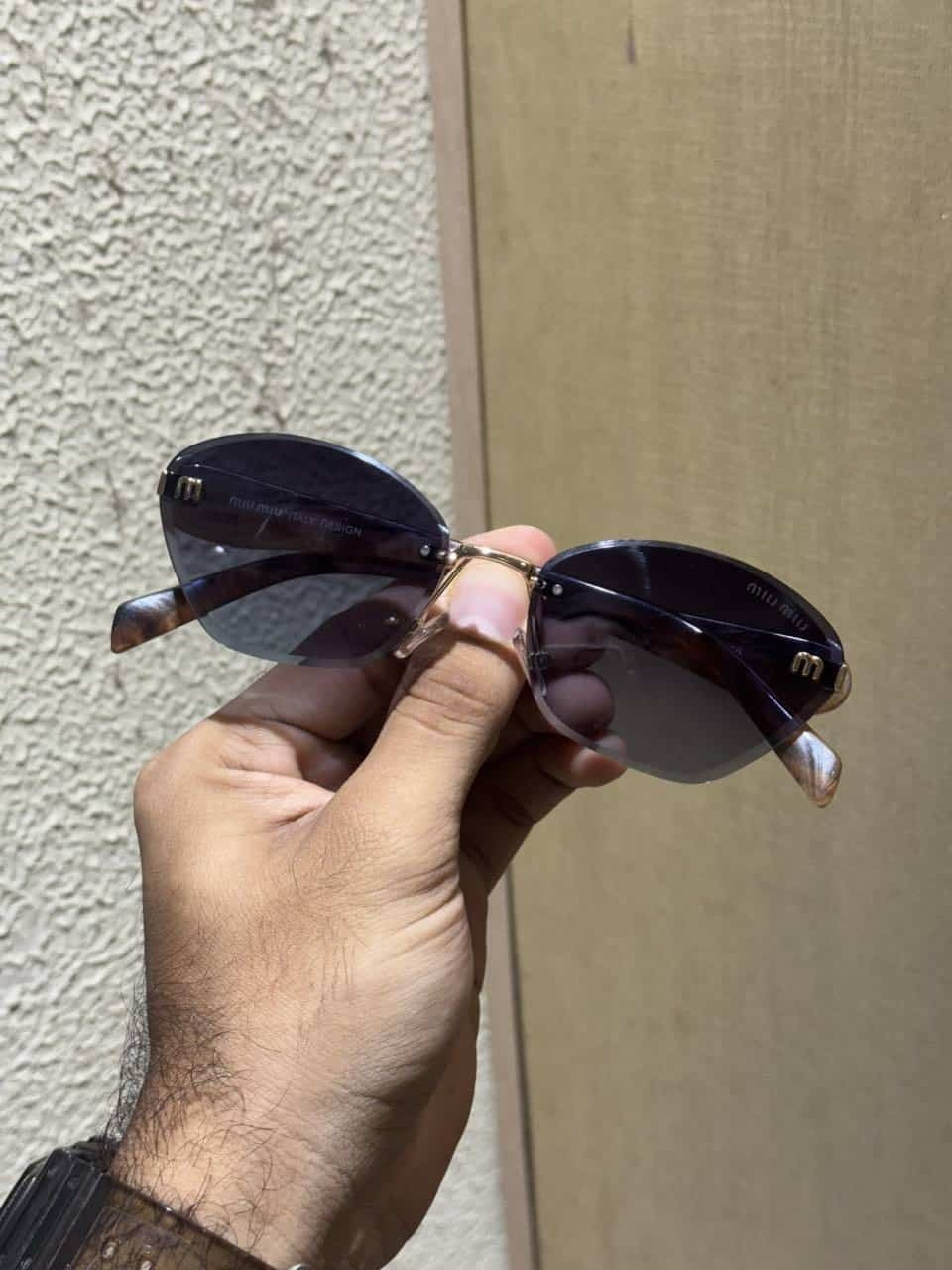 Miu Miu Brown Black LuXury Shade 49