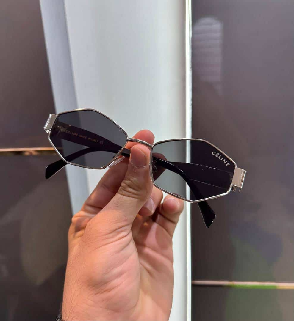 Celine Silver With Black Designer Premium Shade 598