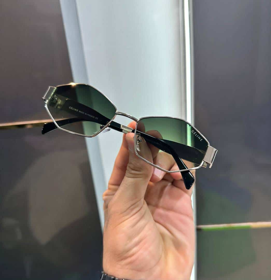 Celine Silver With Green Designer Premium Shade 598