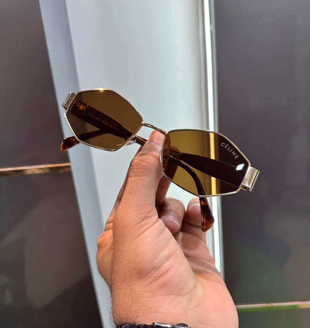 Celine Gold Brown Tiger Premium Shade 598