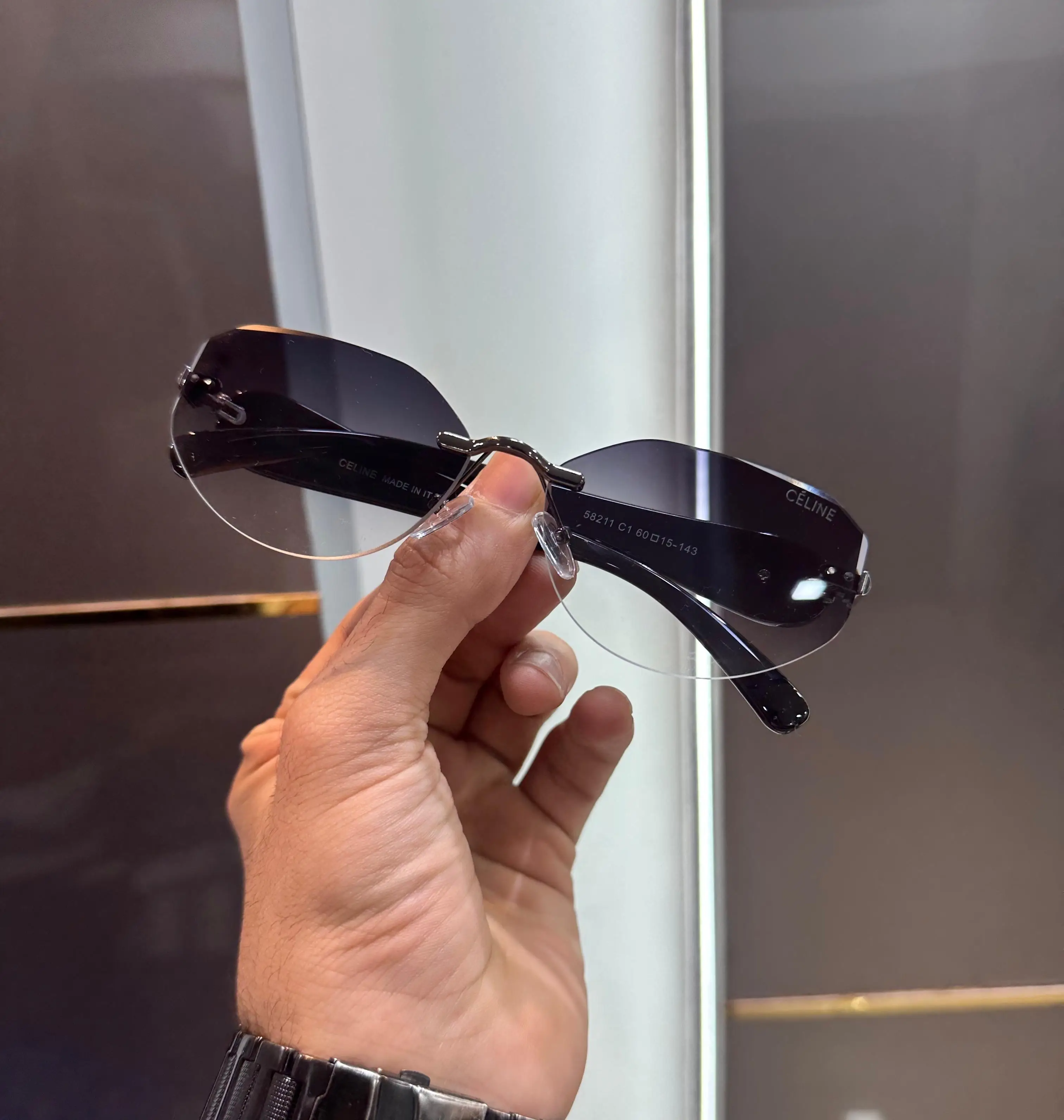 Celine All Black Shaded Lens 8211