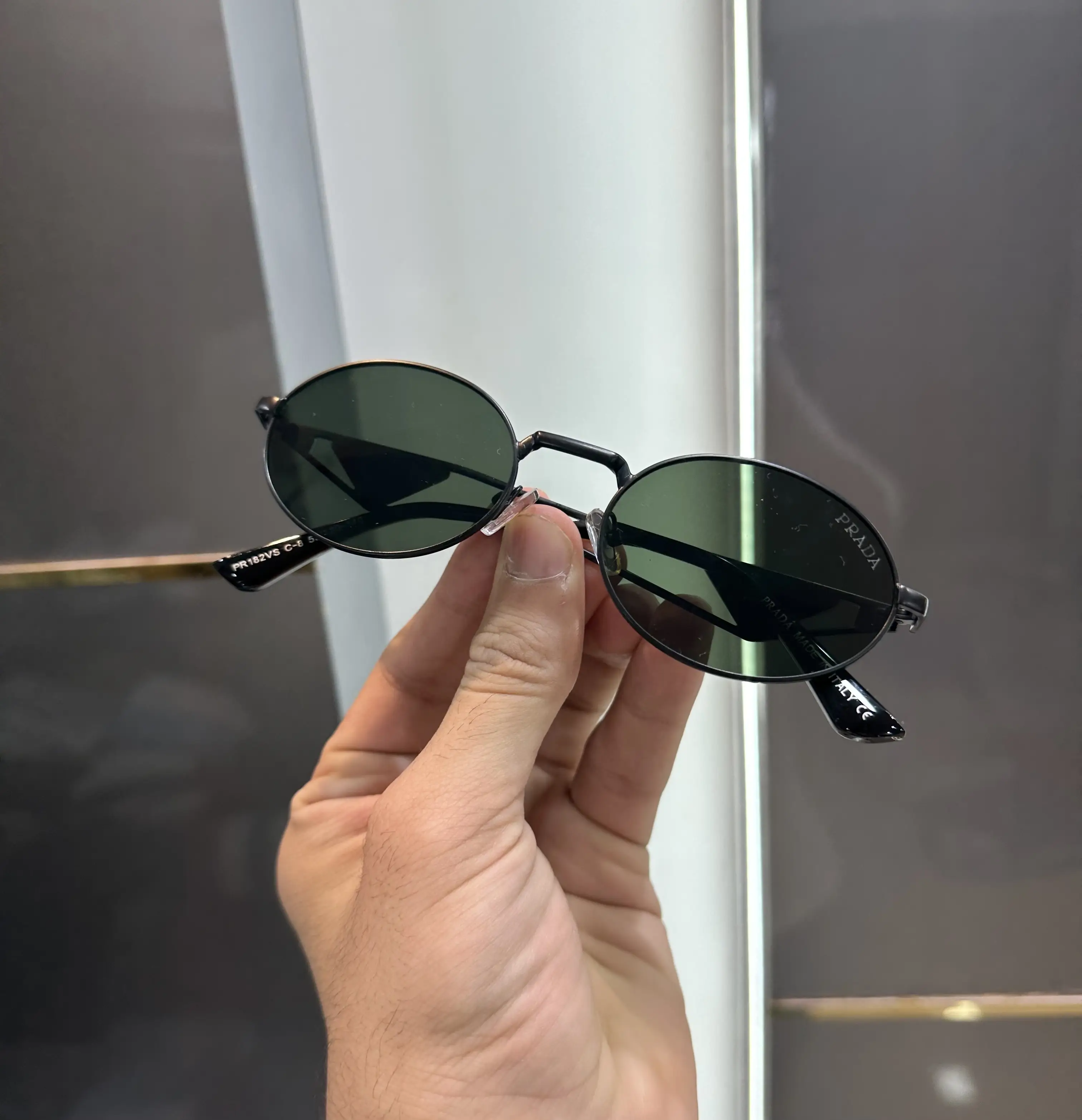 Prada Gunmetal Green Milano Premium Shade 182