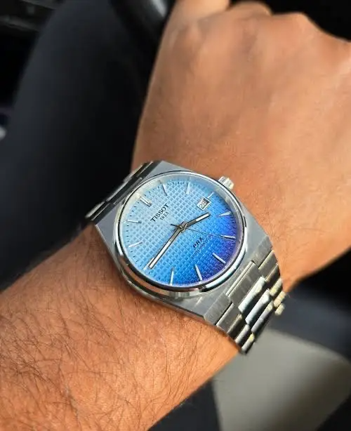 Tissot Prx Ice Blue Automatic Watch