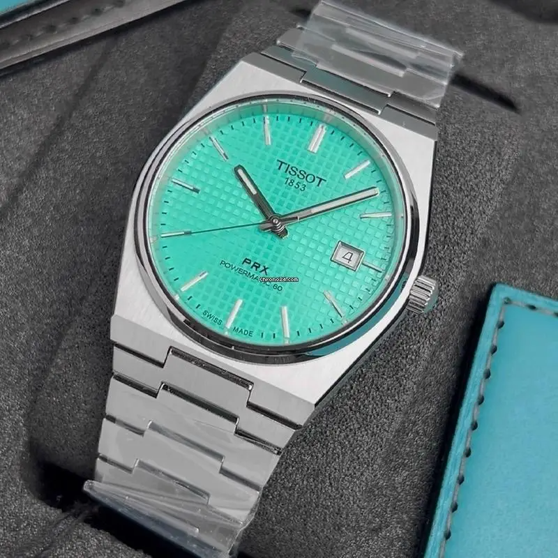 Tissot PrX Mint Green Automatic Watch